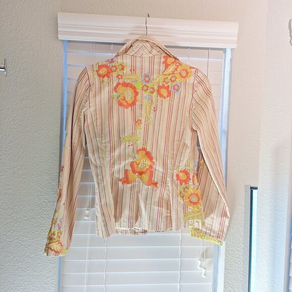 Johnny Was S Floral/embroidered Blazer - Picture 8 of 16